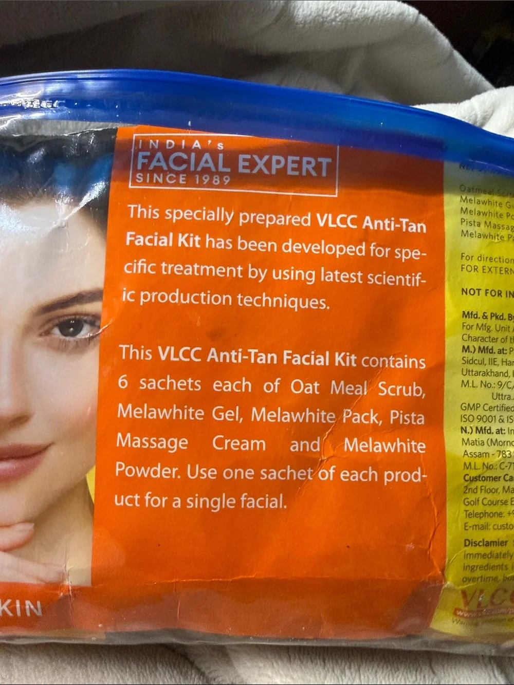 VLCC Anti-Tan Facial Kit –